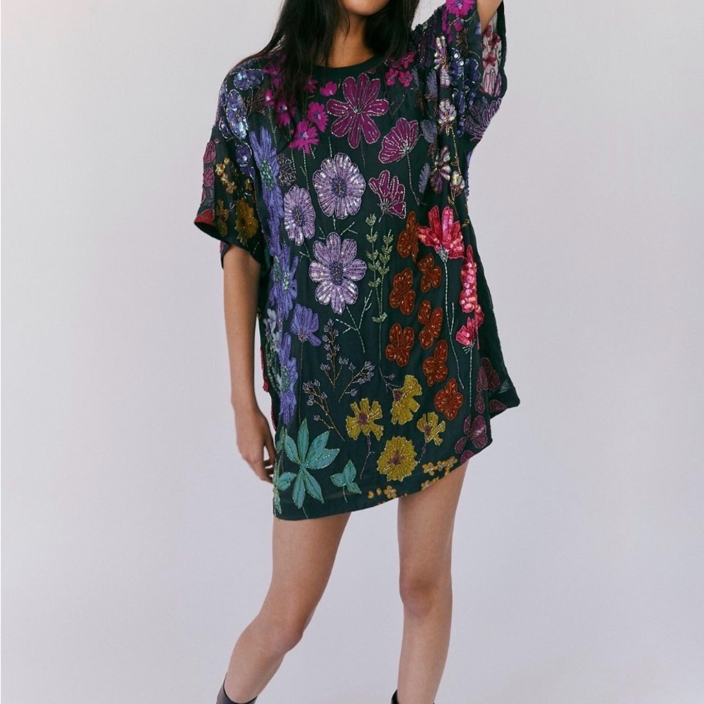 Free People Jewel Mini Dress NWOT - Picture 2 of 10